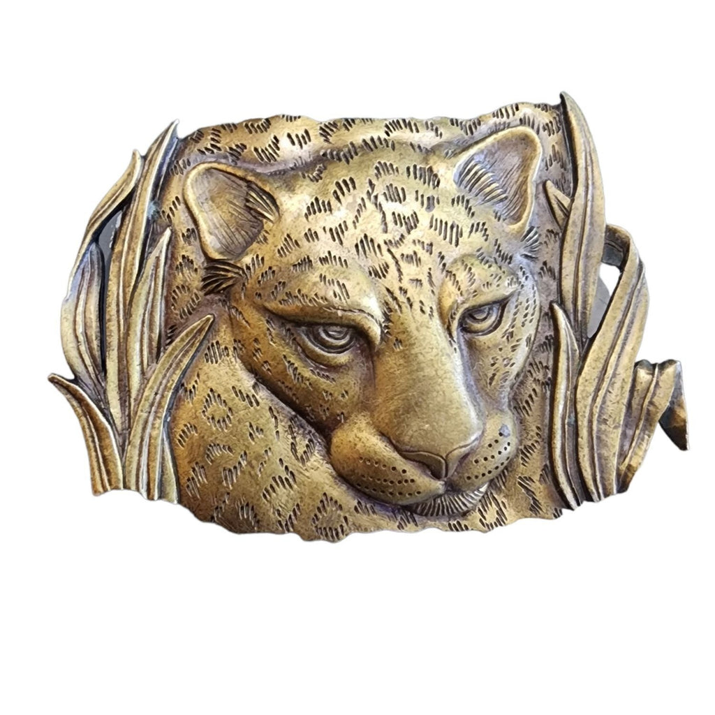 Vintage Signed JJ 1986 Lion Brooch (A1947)