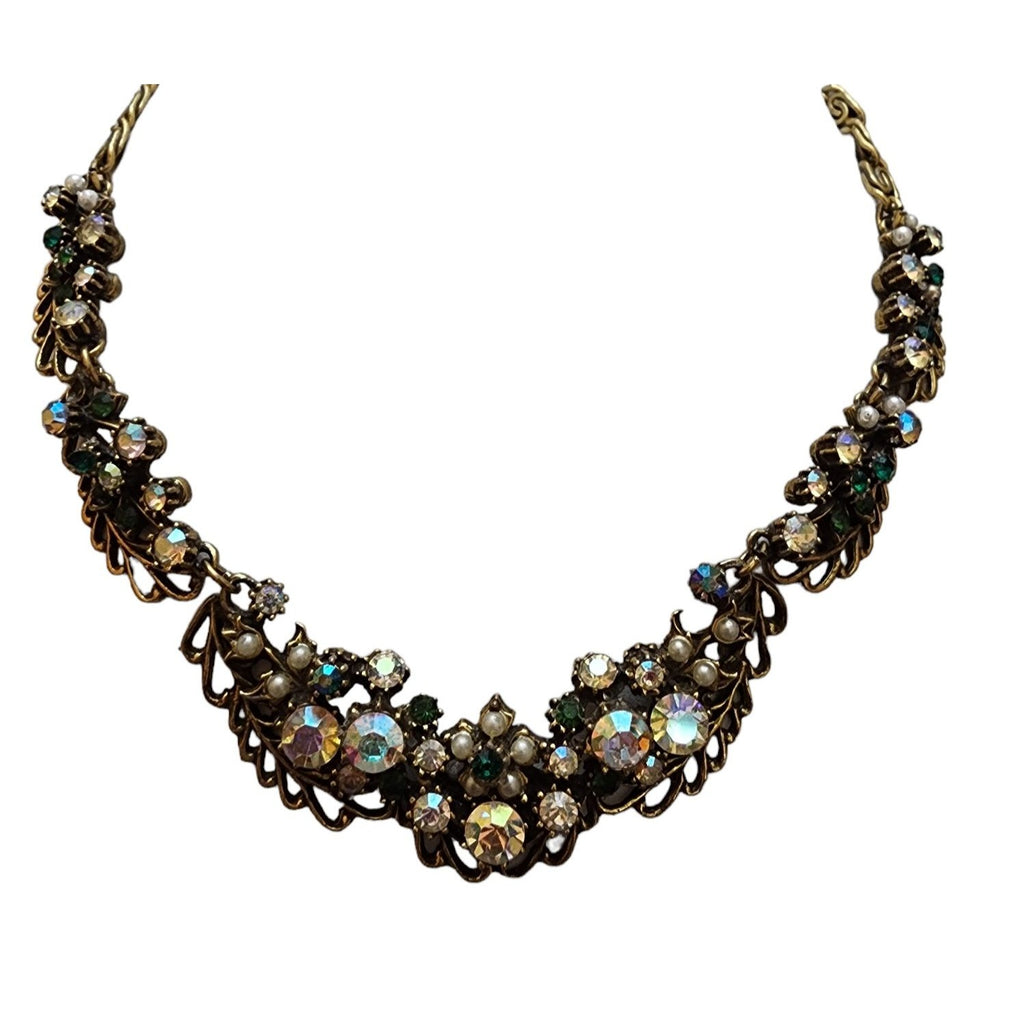 Vintage Signed Florenza Necklace (A4529)