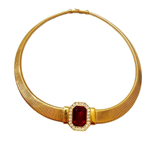 Vintage Glass Raised Cameo Bracelet (A1856)