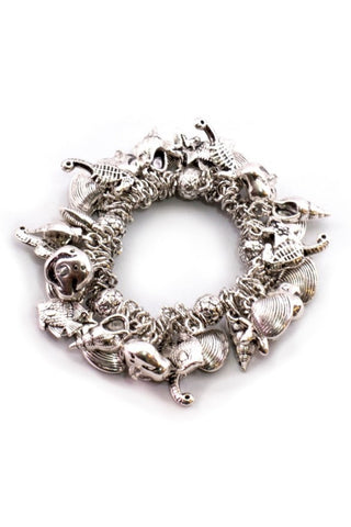 Candi Cane Silver Bracelet