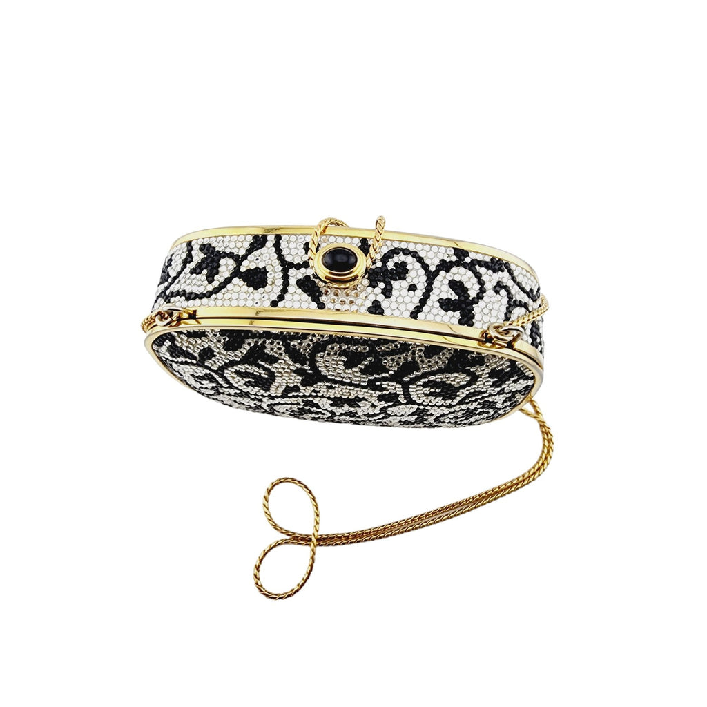 Vintage Beautiful Judith Lieber Minaudiere With Dust Bags And Accessories 6/17