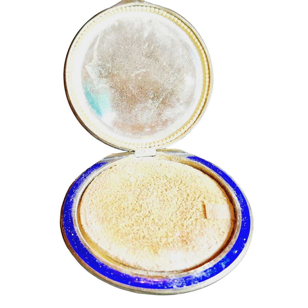 Vintage Deco 20s Enameled Compact (A1040)