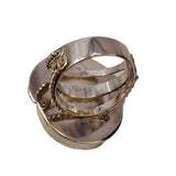 Vintage Signed Sajen 925 Sterling Ring Size 10 (A3671)