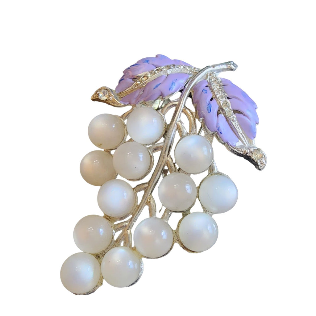 Vintage Coro Moonglow Fur Clip (A1904)