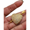 Vintage Signed Swarovski Pave Heart & Arrow Brooch (A1927)