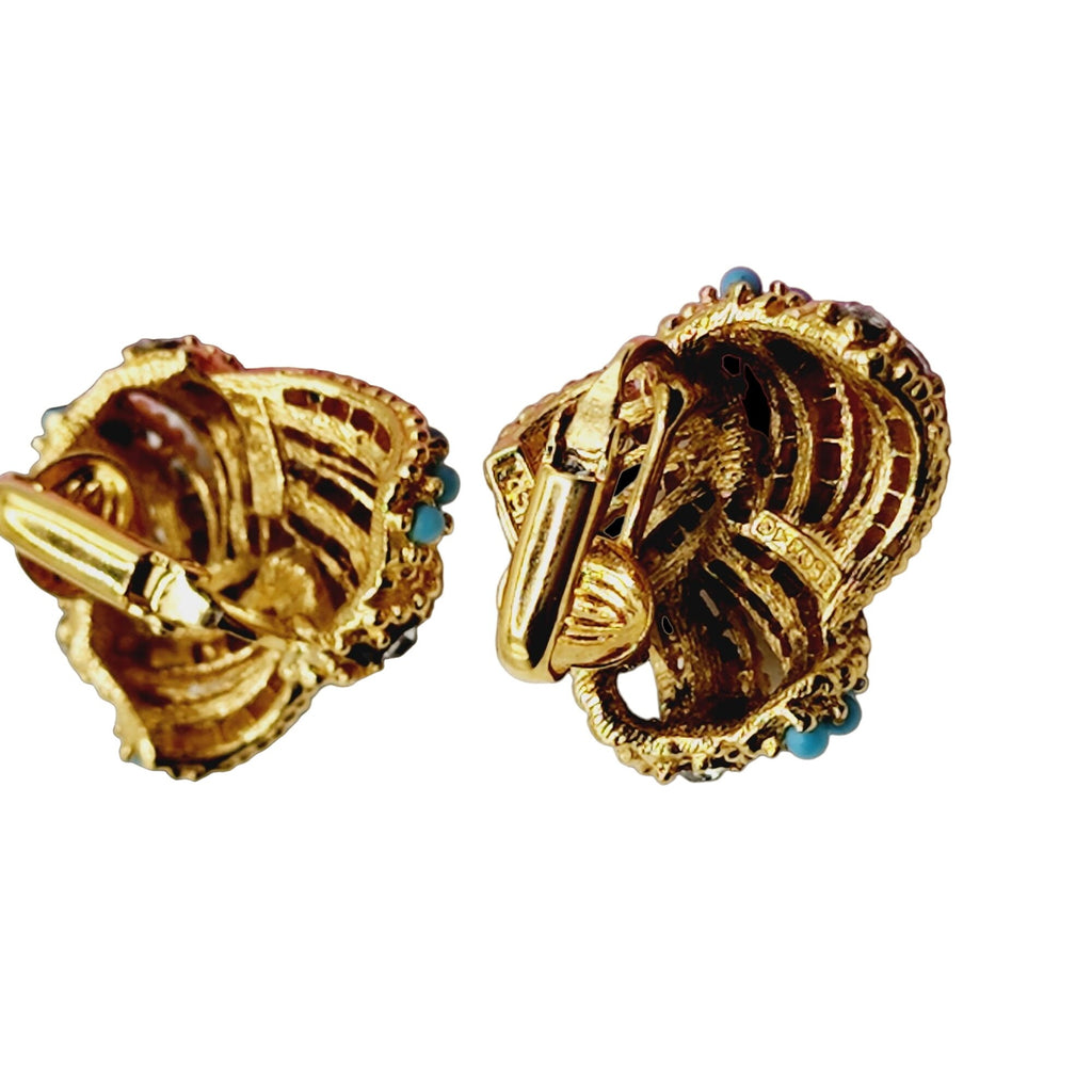 Vintage Rare Boucher Depose (France) 8467E Earrings (A1282)