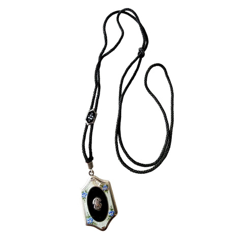 Vintage Unique Crystal / Tassel Necklace (A4405)