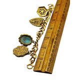 Vintage 60s Decorative Charm Bracelet (A556)