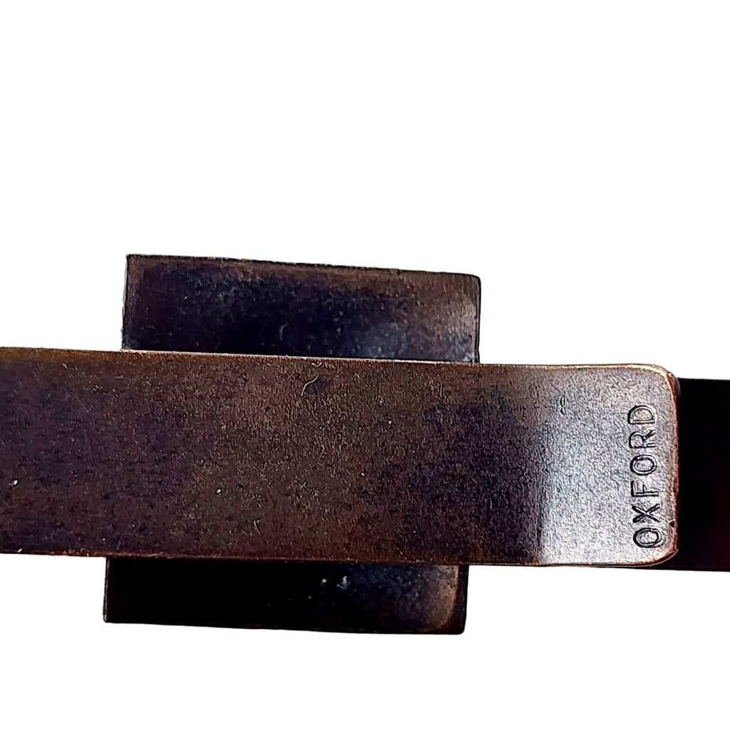 Vintage Oxford Copper Bar Tie Clip (A5099)