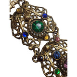 Vintage Spectacular Austro-Hungarian Jeweled Bracelet (A2207)