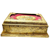 Antique Gilt Metal Decorative Box (A5039)