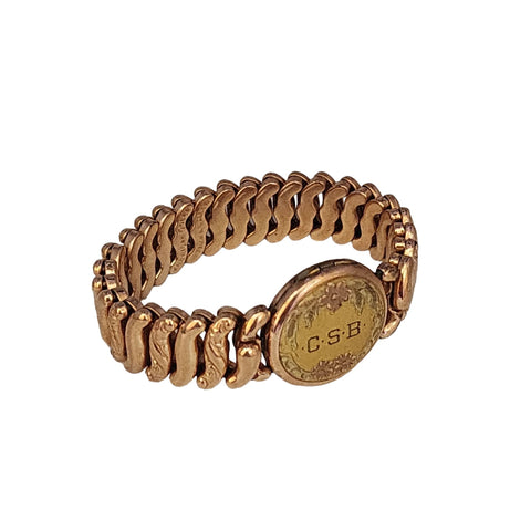 Vintage Signed Heidi Daus Bangle Bracelet (A1330)