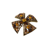 Vintage Unsigned Maltese Cross Brooch Pendant Attributed To La Rocco (A3555)