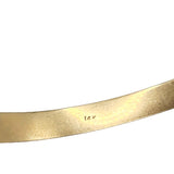Vintage 14K Gold Bangle Bracelet (A5033)
