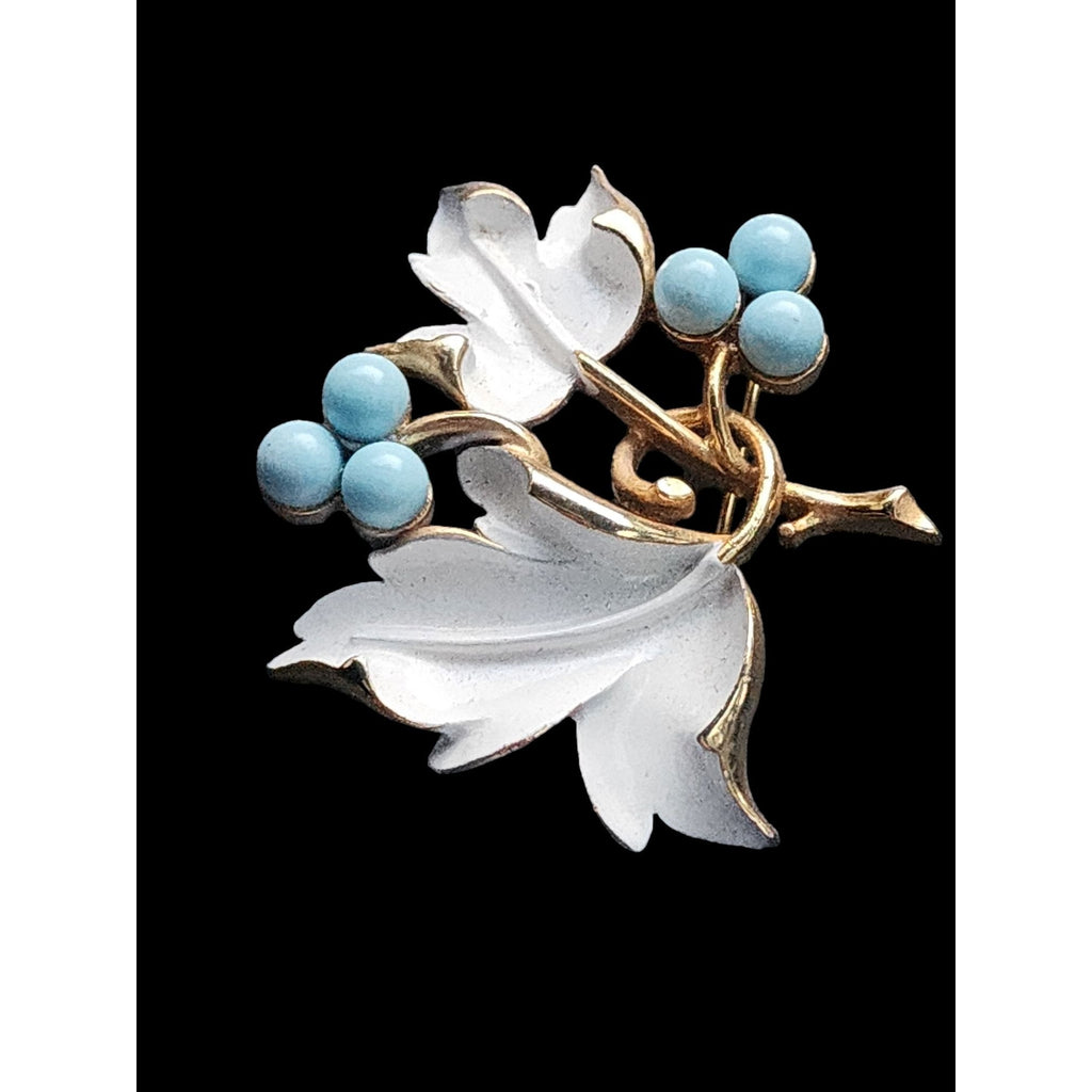 Vintage Sarah Coventry Enamel Grape Brooch (A4086)