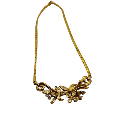 Early Frank Hess Miriam Haskell dress clip