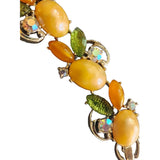 Vintage Fruit Salad Bracelet Earrings Set (A3700)