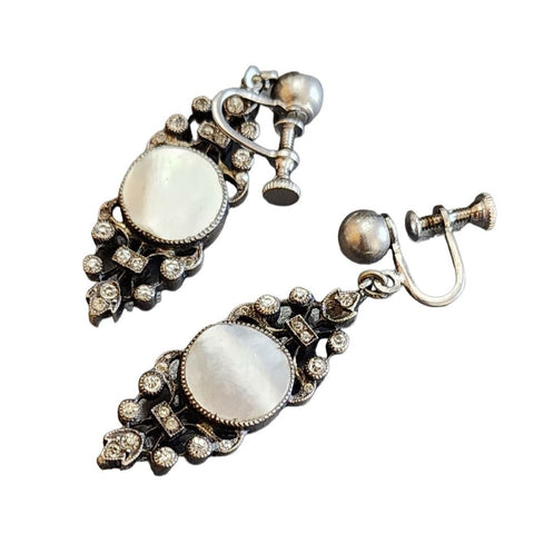 Early Frank Hess Miriam Haskell dress clip
