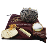 Vintage Beautiful Judith Lieber Minaudiere With Dust Bags And Accessories 6/17