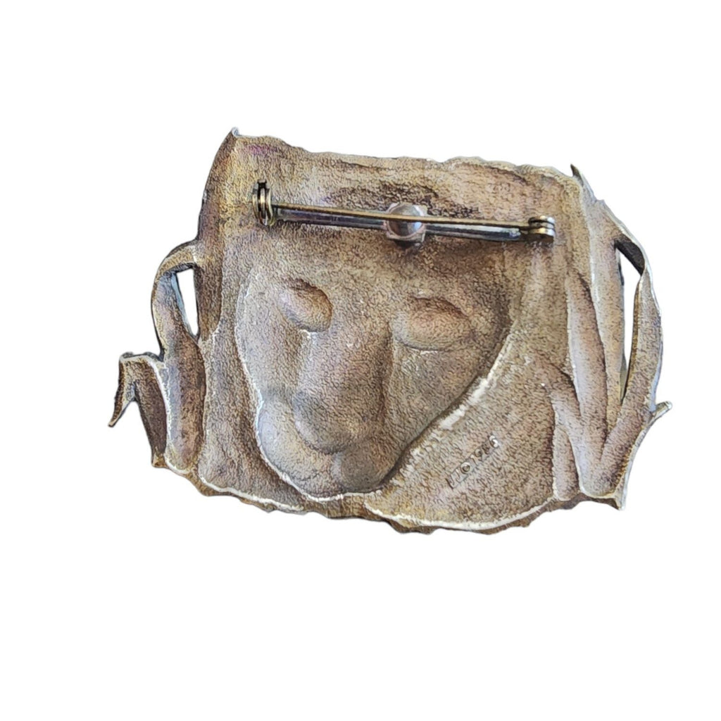 Vintage Signed JJ 1986 Lion Brooch (A1947)