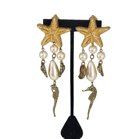 Early Frank Hess Miriam Haskell dress clip