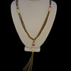 Vintage Colorful Threaded Chain Necklace (A4058)
