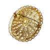 Vintage Signed W. Germany Sugared Floral Brooch (A1903)