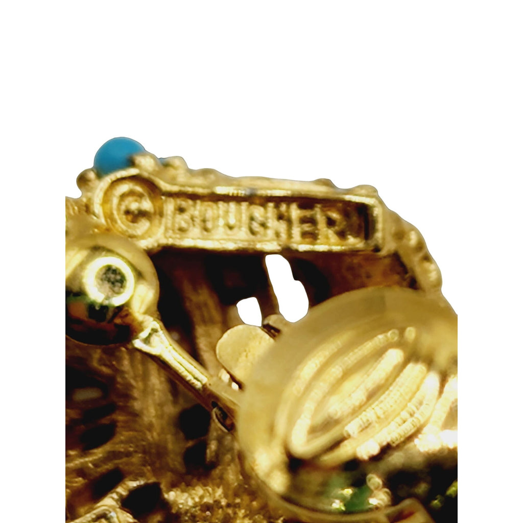 Vintage Rare Boucher Depose (France) 8467E Earrings (A1282)