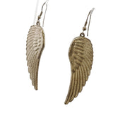 Vintage Angel Wing Pierced Earrings (A3781)