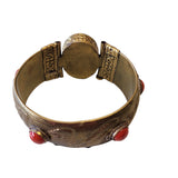 Vintage Stone And Brass Tribal Bracelet (A2223)