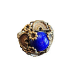Vintage Decorative Stone Adjustable Ring (A1778)