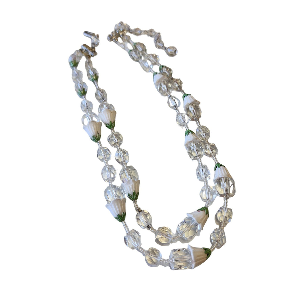 Vintage Crystal Rhinestone Glass Diamante Bridal Necklace – HEATON HOUSE