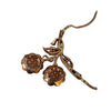 Vintage Signed Trifari Rhinestone Flower Necklace (A4345)