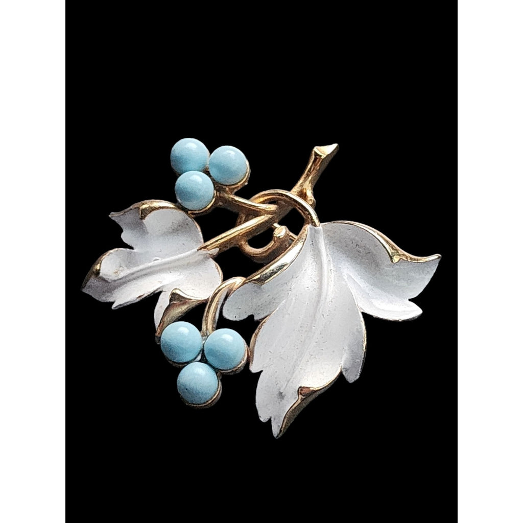 Vintage Sarah Coventry Enamel Grape Brooch (A4086)