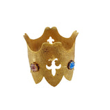 Vintage Unique Hand Made Crown Ornament, Scarf Holder, Cat Crown, Napkin Ring etc