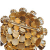 Vintage Signed Warner Ab Rhinestone Domed Brooch (A1948)