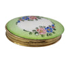 Vintage Enameled Flower Compact (A4065)