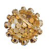 Vintage Signed Warner Ab Rhinestone Domed Brooch (A1948)