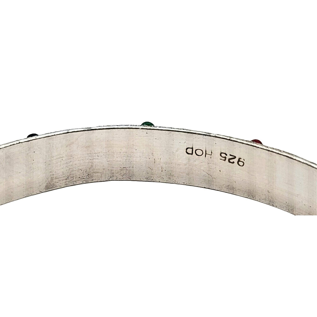 Sterling Silver Hinged Bangle Bracelet (A5061)