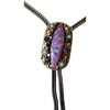 Unsigned Selro Confetti Lariat Necklace with Animal Heads (A5788)