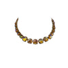 Vintage Rhinestone Headlight Necklace (A5235)