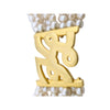 Vintage Karl Lagerfeld Faux Pearl 7 Strand Bracelet (A7406)