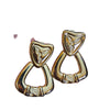 Vintage Signed Givenchy Heavy Door Knocker Clip Earrings 6/38