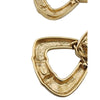 Vintage Signed Givenchy Heavy Door Knocker Clip Earrings 6/38