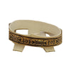 Antique Signed Simmons Betsy Ross Gold Filled & Enamel Victorian Bangle Bracelet