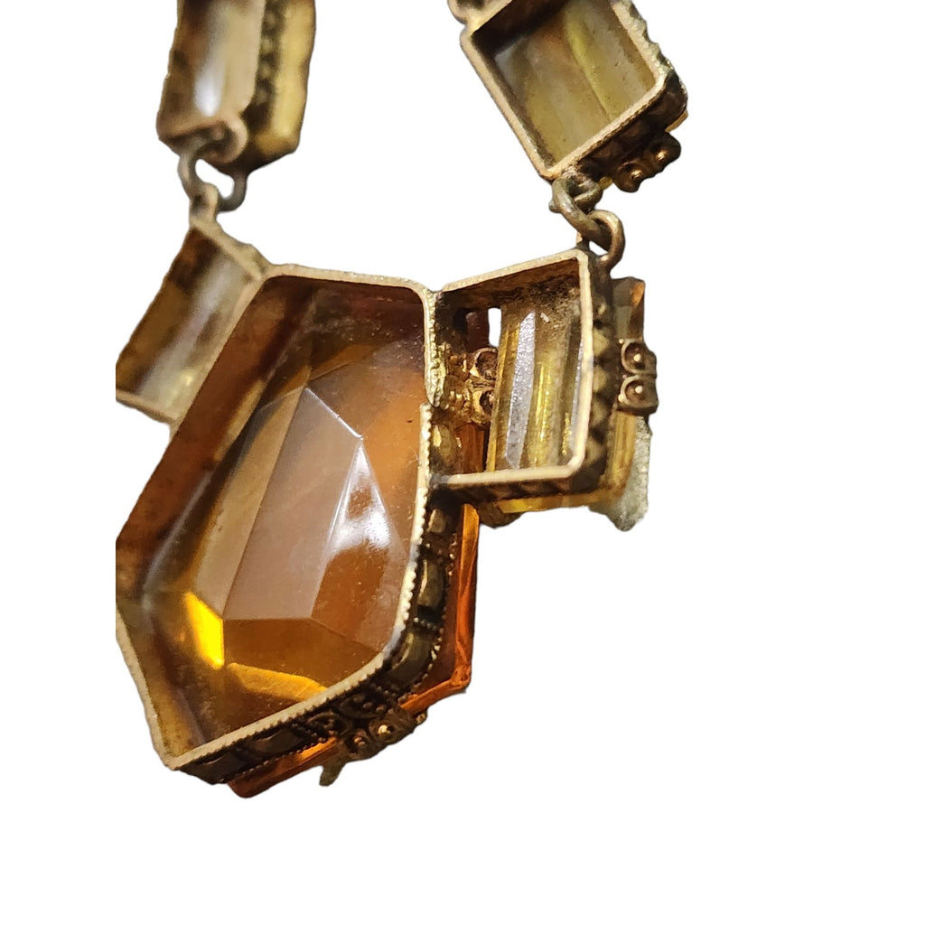 Vintage Amazing Czech Glass Necklace (A3699)