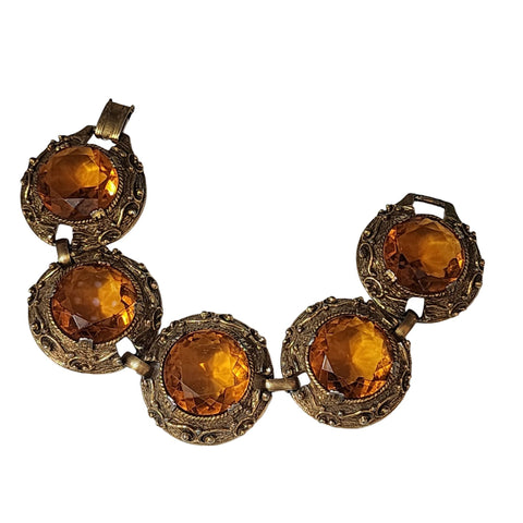 Antique Art Nouveau Pendant Possibly Added Damascene Style Bead Cap Pearl Drop