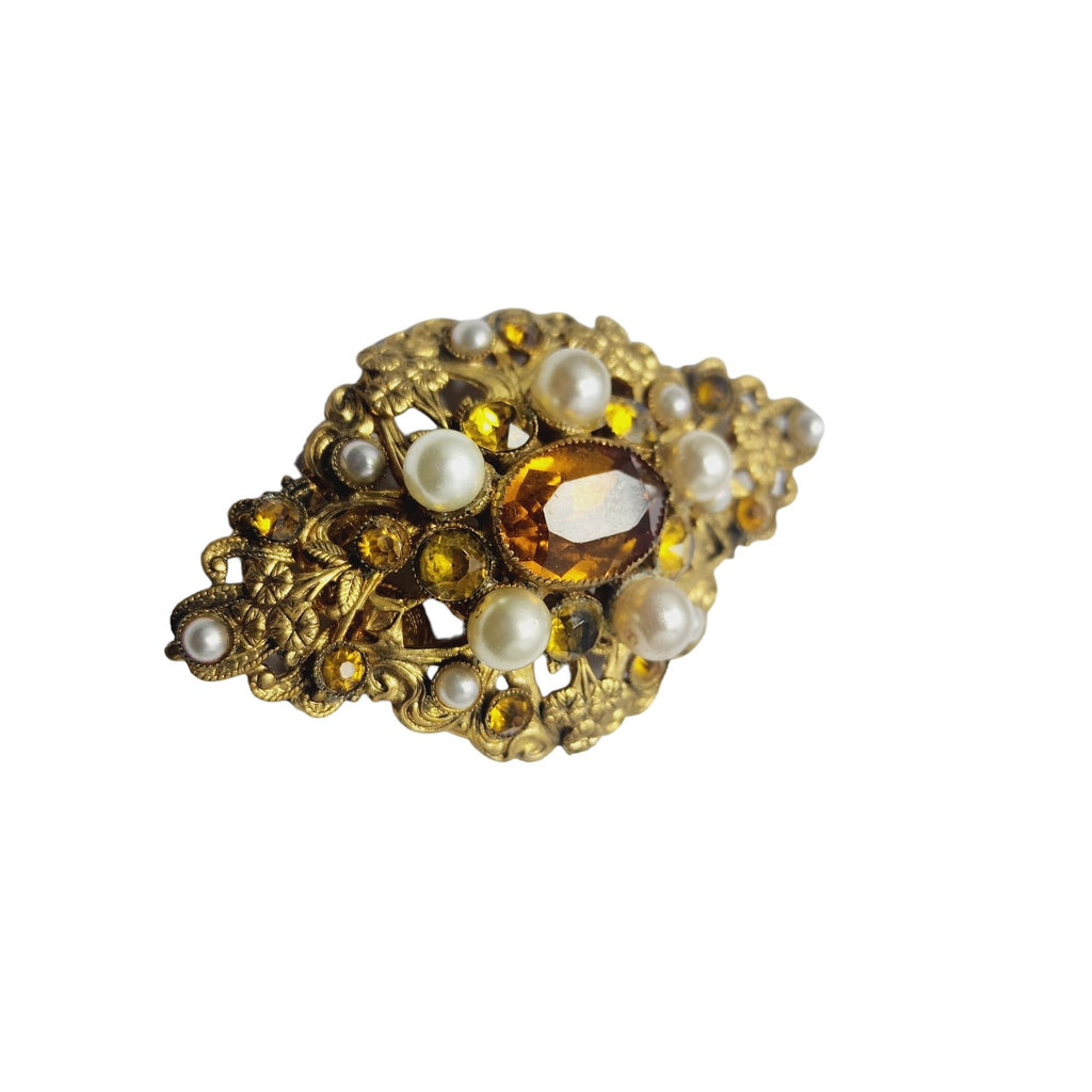Vintage Amazing German Czech/Austro Hungarian? Decorative Brooch (A2208)