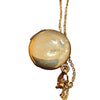 Vintage Enamel Locket Necklace (A1968)