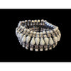 Vintage Warner Signed Milk Glass Rhinestone Bracelet (A5691)